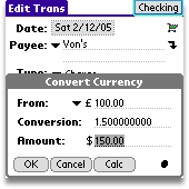 Online banking for your desktop and Palm or Treo